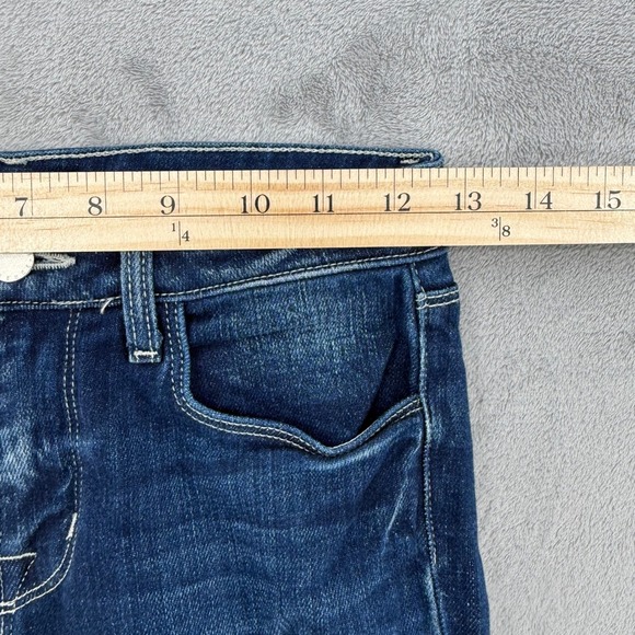 L'AGENCE High Rise Flare Denim Jeans Dark Wash‎ Strech Women's Size 24 - Picture 12 of 12